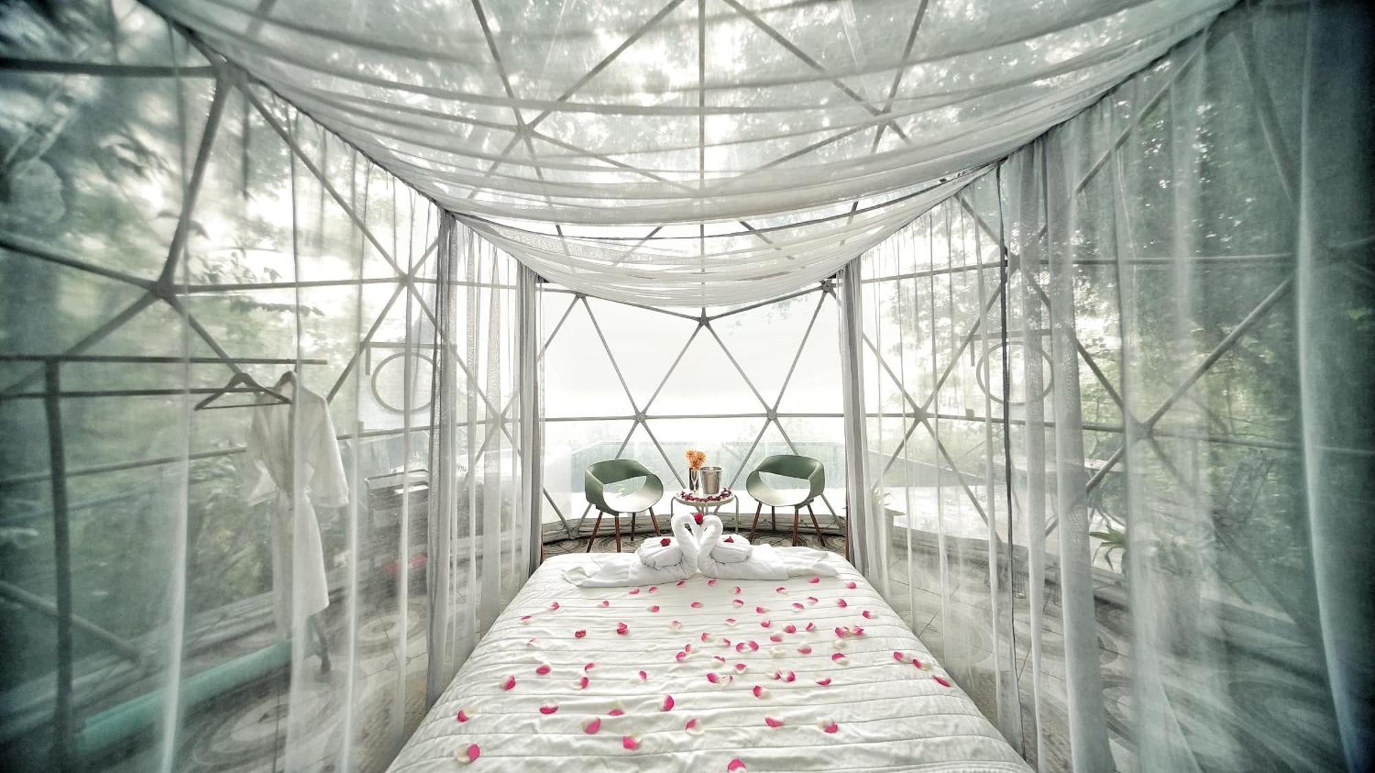 Domos Mirador Romantic Private Honeymoon Glamping Miramar ภายนอก รูปภาพ